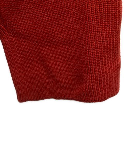 CLANE（クラネ）CLANE (クラネ) WIDE HOOD KNIT TOPS レッド サイズ:1の古着・服飾アイテム