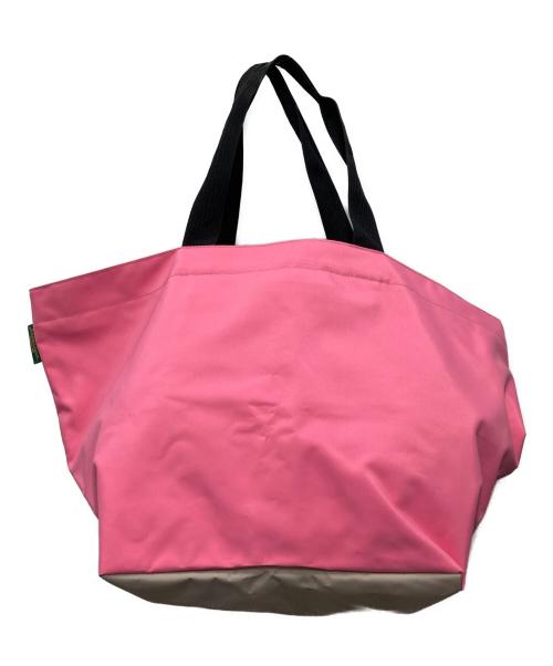 Herve Chapelier（エルベシャプリエ）Herve Chapelier (エルベシャプリエ) ラージハンドバッグ ピンクの古着・服飾アイテム