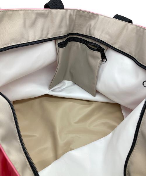 Herve Chapelier（エルベシャプリエ）Herve Chapelier (エルベシャプリエ) ラージハンドバッグ ピンクの古着・服飾アイテム