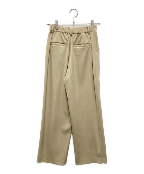 BEAUTY&YOUTH UNITED ARROWS（ビューティーアンドユースユナイテッドアローズ）BEAUTY&YOUTH UNITED ARROWS (ビューティーアンドユースユナイテッドアローズ) ツイル バックゴム ストレート パンツ ベージュ サイズ:XSの古着・服飾アイテム