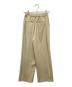 BEAUTY&YOUTH UNITED ARROWS (ビューティーアンドユースユナイテッドアローズ) ツイル バックゴム ストレート パンツ ベージュ サイズ:XS：4000円