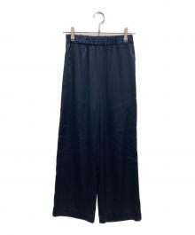 SLOBE IENA（スローブ イエナ）の古着「サテンイージーパンツ」｜ネイビー