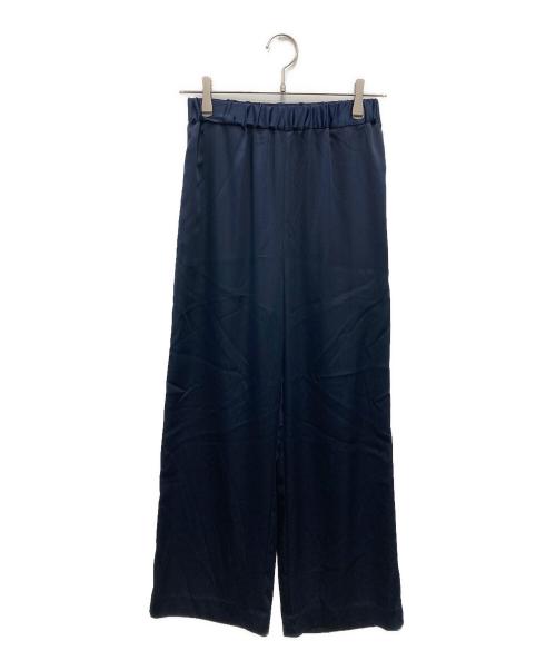SLOBE IENA（スローブ イエナ）SLOBE IENA (スローブ イエナ) サテンイージーパンツ ネイビー サイズ:36の古着・服飾アイテム