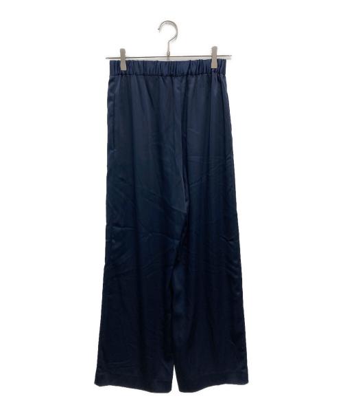 SLOBE IENA（スローブ イエナ）SLOBE IENA (スローブ イエナ) サテンイージーパンツ ネイビー サイズ:36の古着・服飾アイテム