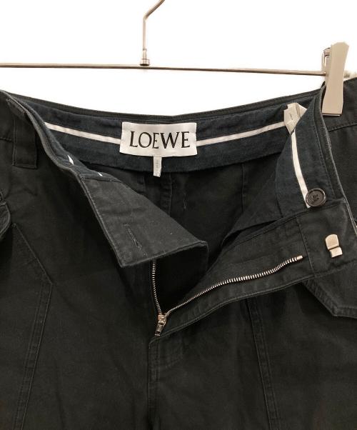 LOEWE（ロエベ）LOEWE (ロエベ) カーゴトラウザーズパンツ ブラック サイズ:46の古着・服飾アイテム