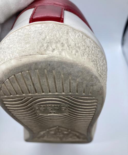 GUCCI（グッチ）GUCCI (グッチ) ストライプレザースニーカー ホワイト サイズ:7　2/1の古着・服飾アイテム