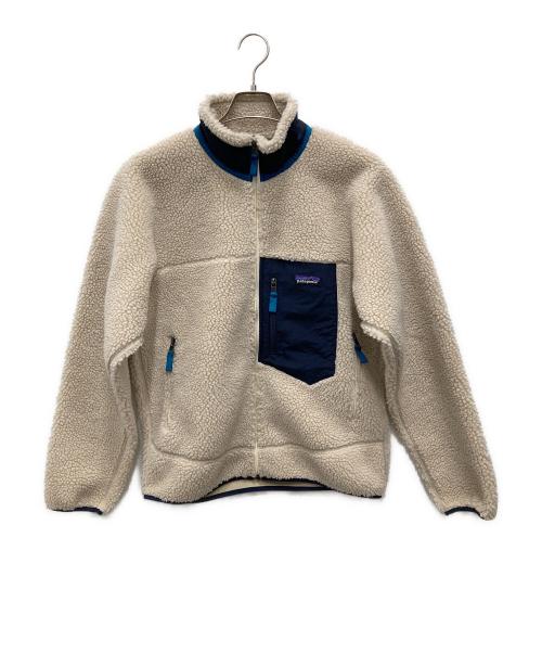 Patagonia（パタゴニア）Patagonia (パタゴニア) Classic Retro-X Jacket/クラシック レトロ エックス ジャケット ホワイト×ネイビー サイズ:Mの古着・服飾アイテム