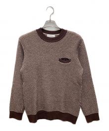 STILL BY HAND（スティルバイハンド）の古着「クルーネックニット」｜ブラウン