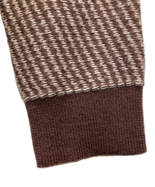 STILL BY HAND（スティルバイハンド）STILL BY HAND (スティルバイハンド) クルーネックニット ブラウン サイズ:46の古着・服飾アイテム