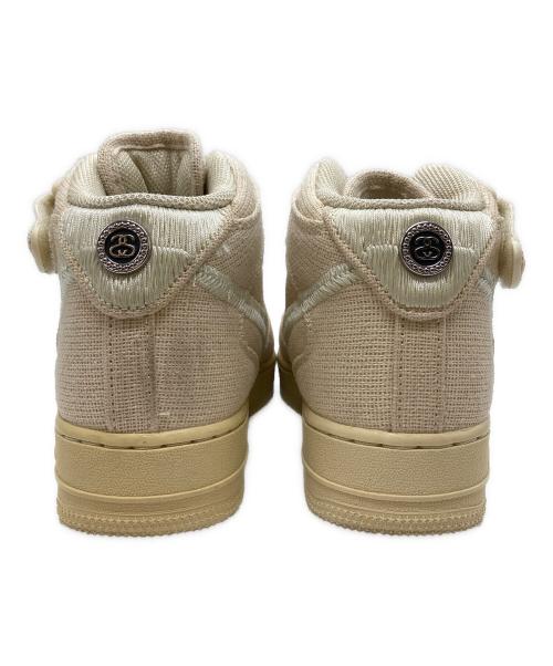 NIKE（ナイキ）NIKE (ナイキ) stussy (ステューシー) AIR FORCE 1 MID FOSSIL アイボリー サイズ:24.5の古着・服飾アイテム