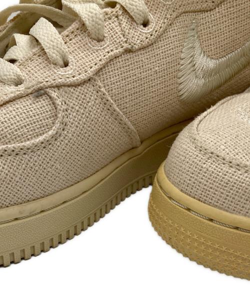 NIKE（ナイキ）NIKE (ナイキ) stussy (ステューシー) AIR FORCE 1 MID FOSSIL アイボリー サイズ:24.5の古着・服飾アイテム
