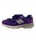 NEW BALANCE (ニューバランス) M990ローカットスニーカー パープル サイズ:26.5：10000円