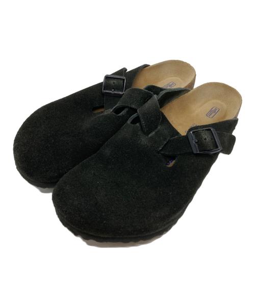 BIRKENSTOCK（ビルケンシュトック）BIRKENSTOCK (ビルケンシュトック) ボストン スウェードサンダル ブラック サイズ:41の古着・服飾アイテム