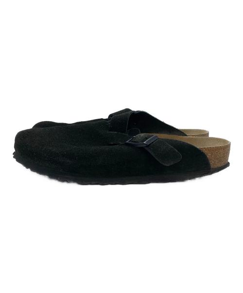 BIRKENSTOCK（ビルケンシュトック）BIRKENSTOCK (ビルケンシュトック) ボストン スウェードサンダル ブラック サイズ:41の古着・服飾アイテム