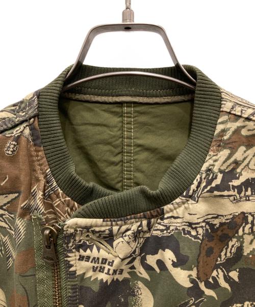 Hysteric Glamour（ヒステリックグラマー）Hysteric Glamour (ヒステリックグラマー) DEATH pt ミリタリーコート オリーブ サイズ:FREEの古着・服飾アイテム