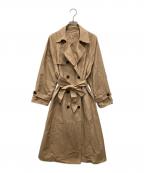 TOMORROW LANDトゥモローランド）の古着「コットンナイロントレンチコート」｜ベージュ