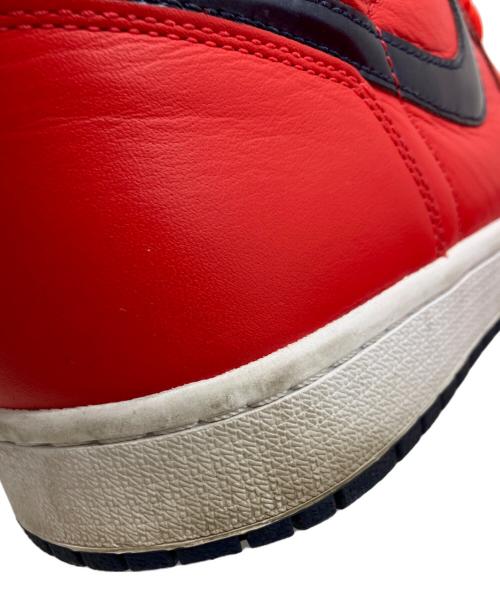 NIKE（ナイキ）NIKE (ナイキ) AIR JORDAN1　RETRO HIGH OG David Letterman　エアジョーダンレトロハイオージー レッド サイズ:27の古着・服飾アイテム