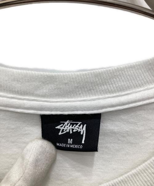 stussy（ステューシー）stussy (ステューシー) 半袖カットソー ホワイト サイズ:Mの古着・服飾アイテム