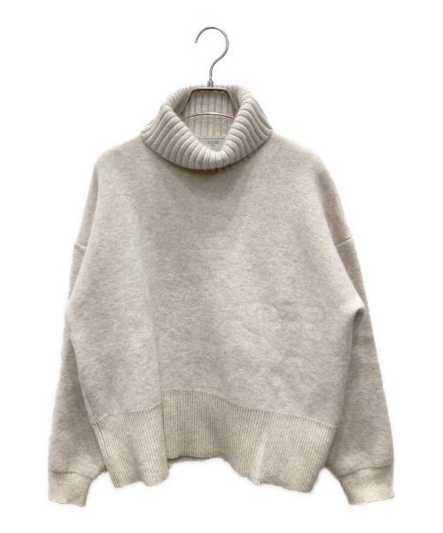 SLOBE IENA（スローブ イエナ）SLOBE IENA (スローブ イエナ) ウォッシャブルファーリーダブルフェイスタートルニット アイボリー サイズ:不明（実寸をご確認ください）の古着・服飾アイテム