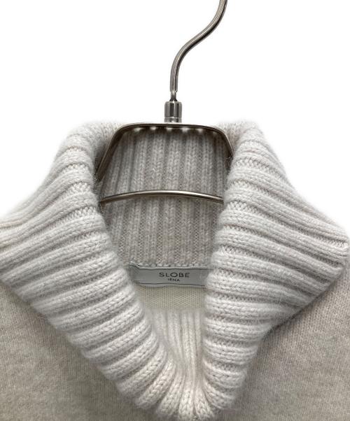 SLOBE IENA（スローブ イエナ）SLOBE IENA (スローブ イエナ) ウォッシャブルファーリーダブルフェイスタートルニット アイボリー サイズ:不明（実寸をご確認ください）の古着・服飾アイテム