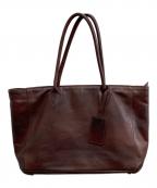 MOTHERHOUSEマザーハウス）の古着「アンティークボックストートバッグ」｜ブラウン