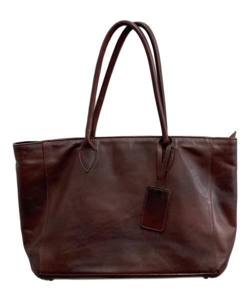 MOTHERHOUSE（マザーハウス）MOTHERHOUSE (マザーハウス) アンティークボックストートバッグ ブラウンの古着・服飾アイテム