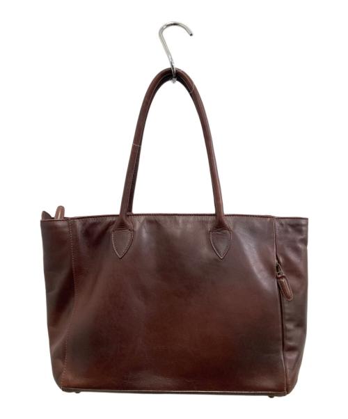 MOTHERHOUSE（マザーハウス）MOTHERHOUSE (マザーハウス) アンティークボックストートバッグ ブラウンの古着・服飾アイテム