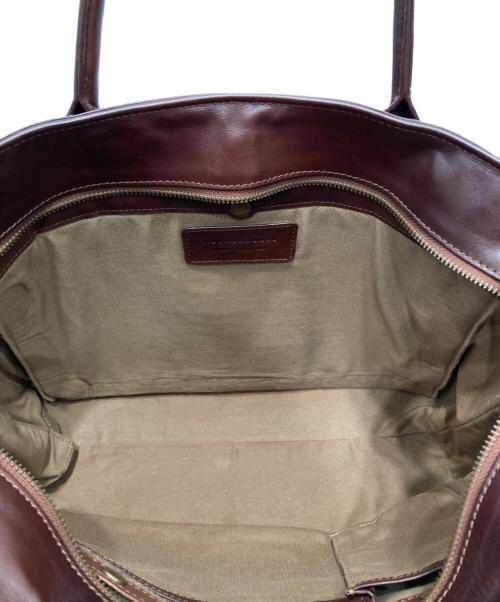 MOTHERHOUSE（マザーハウス）MOTHERHOUSE (マザーハウス) アンティークボックストートバッグ ブラウンの古着・服飾アイテム