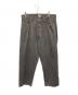 gold（ゴールド）の古着「ワイドテーパード5ポケットデニムパンツ」｜グレー