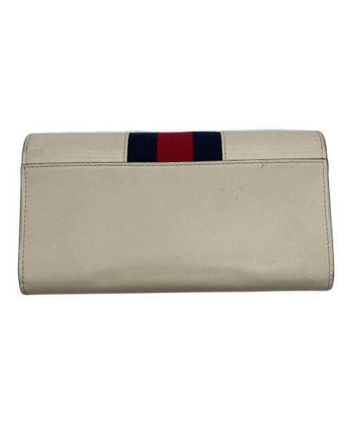 GUCCI（グッチ）GUCCI (グッチ) コンチネンタルウォレット アイボリーの古着・服飾アイテム