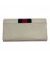 GUCCI (グッチ) コンチネンタルウォレット アイボリー：12000円