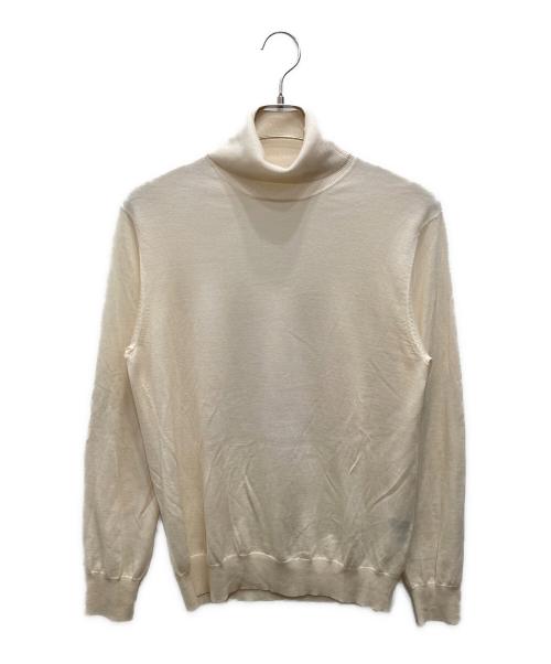TOMORROW LAND tricot（トゥモローランド トリコ）TOMORROW LAND tricot (トゥモローランド トリコ) タートルネックニット アイボリー サイズ:Lの古着・服飾アイテム