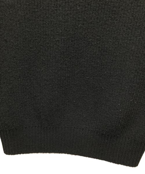 BLACK LABEL CRESTBRIDGE（ブラックレーベル クレストブリッジ）BLACK LABEL CRESTBRIDGE (ブラックレーベル クレストブリッジ) クルーネックニット ブラック サイズ:2の古着・服飾アイテム