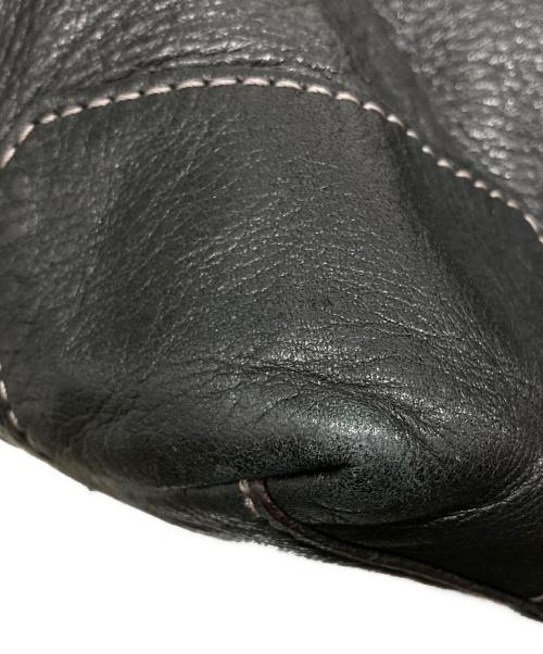 aniary（アニアリ）aniary (アニアリ) レザートートバッグ ブラックの古着・服飾アイテム