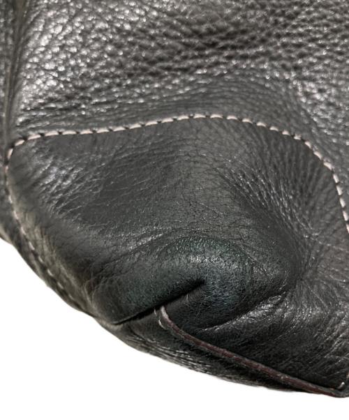 aniary（アニアリ）aniary (アニアリ) レザートートバッグ ブラックの古着・服飾アイテム