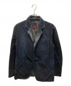 MARITHE+FRANCOIS GIRBAUDマリテフランソワジルボー）の古着「インディゴテーラードジャケット」｜ネイビー