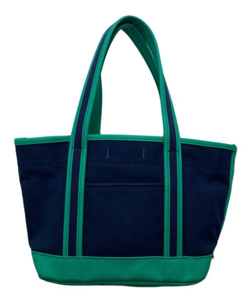 PORTER GIRL（ポーターガール）PORTER GIRL (ポーターガール) ハンドバッグ ネイビー×グリーンの古着・服飾アイテム