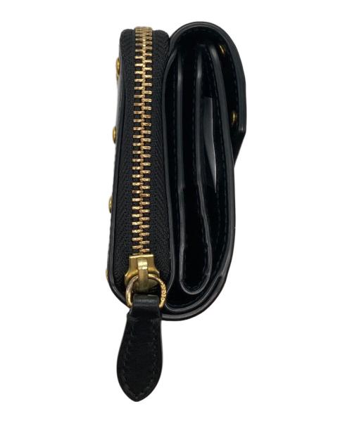 POLO RALPH LAUREN（ポロ・ラルフローレン）POLO RALPH LAUREN (ポロ・ラルフローレン) Polo ID ﾚｻﾞｰｺﾝﾊﾟｸﾄｳｫﾚｯﾄ/財布 ブラックの古着・服飾アイテム