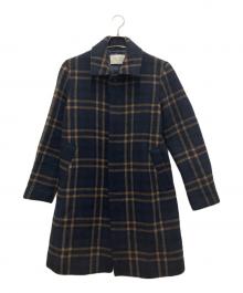 PUBLIC TOKYO（パブリックトウキョウ）の古着「ウールコート」｜ネイビー×ベージュ