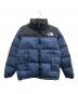 THE NORTH FACE（ザ ノース フェイス）の古着「NUPTSE JACKET/ヌプシ ジャケット」｜ブラック×ブルー