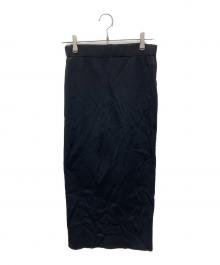 FRAMeWORK（フレームワーク）の古着「VIS-NYフルニードルタイトスカート」｜ブラック