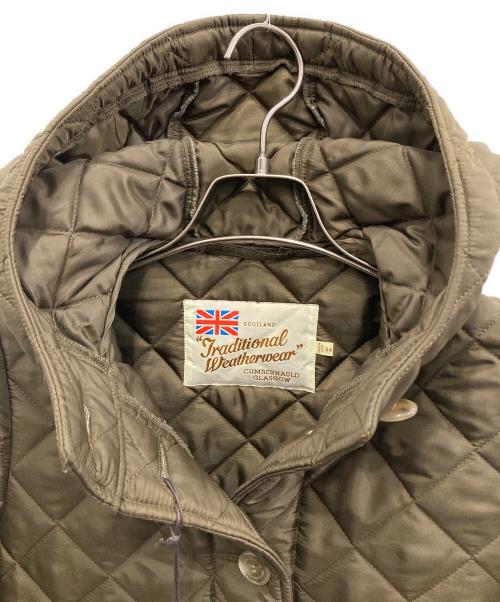 Traditional Weatherwear（トラディショナルウェザーウェア）Traditional Weatherwear (トラディショナルウェザーウェア) BEAMS (ビームス) 別注GRANGE LONG/グランジ ロング カーキ サイズ:34 未使用品の古着・服飾アイテム