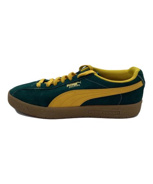 PUMA（プーマ）PUMA (プーマ) DELPHIN グリーン×イエロー サイズ:26.5cmの古着・服飾アイテム