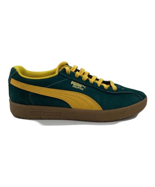 PUMA（プーマ）PUMA (プーマ) DELPHIN グリーン×イエロー サイズ:26.5cmの古着・服飾アイテム