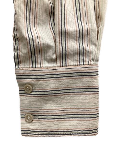 CLANE（クラネ）CLANE (クラネ) W FACE SLANT SLIT TOPS/ダブルフェイス・スラント・スリット・トップス ベージュ サイズ:2の古着・服飾アイテム