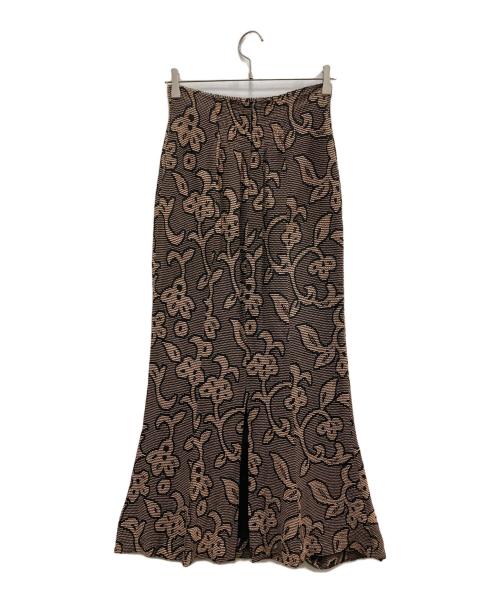 TODAYFUL（トゥデイフル）TODAYFUL (トゥデイフル) Jacquard Leaf Pencilskirt ベージュ サイズ:38の古着・服飾アイテム