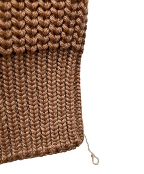 BATONER（バトナ―）BATONER (バトナ―) SIGNATURE CREW NECK/シグネチャークルーネックニット ブラウン サイズ:1の古着・服飾アイテム