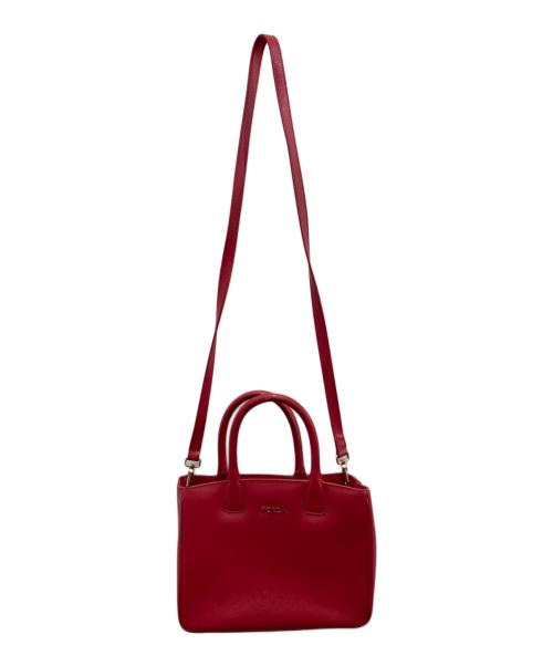 FURLA（フルラ）FURLA (フルラ) 2WAYバッグ レッドの古着・服飾アイテム