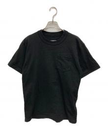 sacai（サカイ）の古着「SIDE ZIP COTTON T SHIRT」｜ブラック
