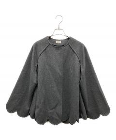 中古・古着通販】cygne (シーニュ) スカラップケープ グレー｜ブランド